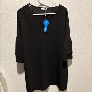 Cupshe Black Midi Dress